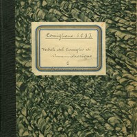 Cornigliano - Verbali del Consiglio di amministrazione, 1 - copertina