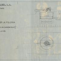 Motoscafo per la Polonia - sistemazione cannone da 47