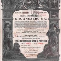 Gio. Ansaldo & C. - Titolo azionario