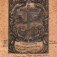 Iscrizione alla Congregazione nell'Oratorio di S. Croce; 1826