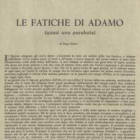Le fatiche di Adamo (quasi una parabola), di Diego Fabbri, luglio - agosto 1961, anno IX, n. 4, p. 17