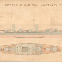 Nave da battaglia da 23.100 t.
