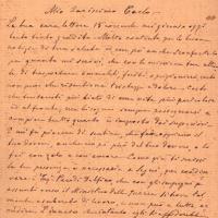 Lettera di Giovanni Bombrini dalla zona di guerra - 1