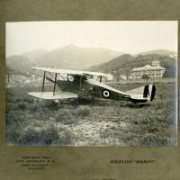 Aeroplano Ansaldo nei Cantieri aeronautici Ansaldo n. 2 di Bolzaneto