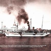 La Nave Reale Savoia attraccata a Port Said