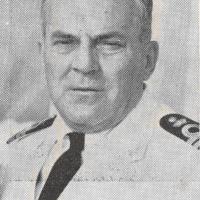 Il cap. L. C. Sup. Francesco Crevato comandante della "Bianca C"