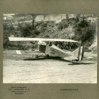 Aeroplano SVA nei Cantieri aeronautici Ansaldo n. 2 di Bolzaneto