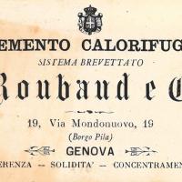 Biglietto da visita Roubaud & C. - cemento calorifugo