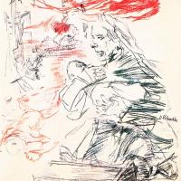 Oskar Kokoschka "L'enfant de Bethleem" (1956), novembre - dicembre 1960, anno VIII, n. 6