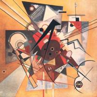 Vasilij Kandinskij "Accompagnamento giallo" (1924),  maggio - agosto 1958, anno VI, nn. 3-4, p. 70