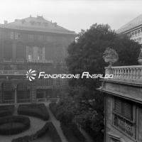 Genova - via Garibaldi - Palazzo Tursi - giardini