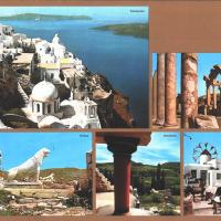 Immagini di Santorini, Delos, Knossos e Mykonos