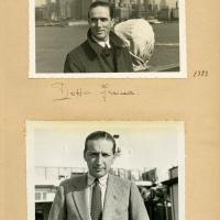 Nino Farina e un soggetto non identificato