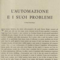 L'automazione e i suoi problemi - di Henri Daniel-Rops, maggio - giugno 1962, anno X, n. 3, p. 17