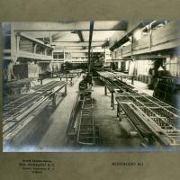 Montaggio ali nei Cantieri aeronautici Ansaldo n. 3 di Torino
