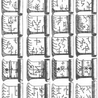 Tavola di chiavi presa da una pagina de 'La Fidelle' (stampa del 1627).  - p. 26