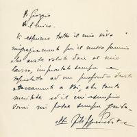Lettera di Filippo Podote a Giorgio ed Enrico Parodi -24 febbraio 1949