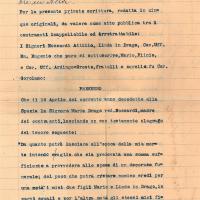 Testamento Maria Drago Nossardi, 20 novembre 1919